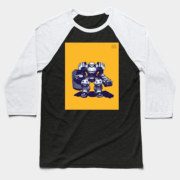 Robot Baseball T-Shirt by Delfis